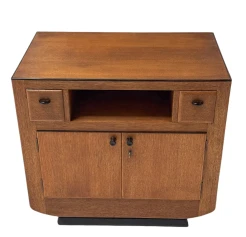 Art Deco Amsterdamse School Cabinet with Drawers by Piet Kramer, 1930s